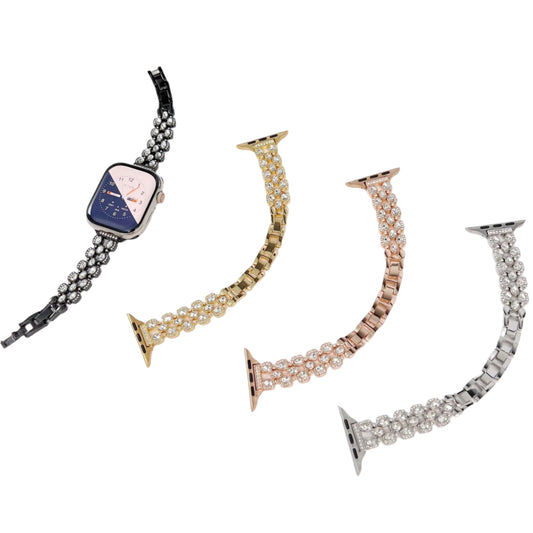 Luxury Bling Diamond Apple Watch Band – Adjustable Alloy Bracelet | BeezSpeed
