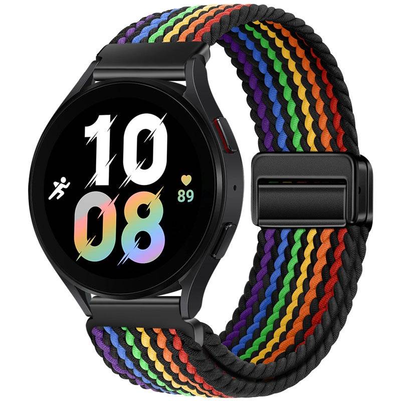 Magnetic Braided Nylon Loop Strap for Samsung Galaxy Watch - Mixed Colors