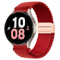 Magnetic Braided Nylon Loop Strap for Samsung Galaxy Watch - Red