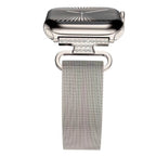 Magnetic Milanese Loop Stainless Steel Band iWatch | Silver