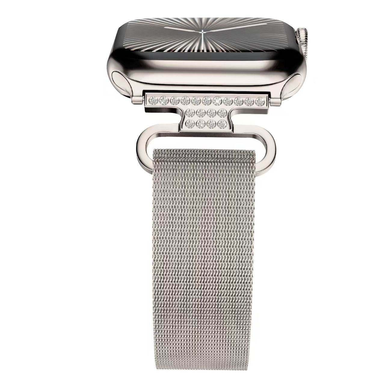 Magnetic Milanese Loop Stainless Steel Band iWatch | Silver