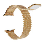 Magnetic Stainless Steel Chain Strap Apple Watch - Gold
