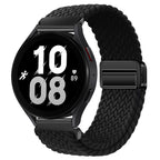 Magnetic Braided Nylon Loop Strap for Samsung Galaxy Watch - Black