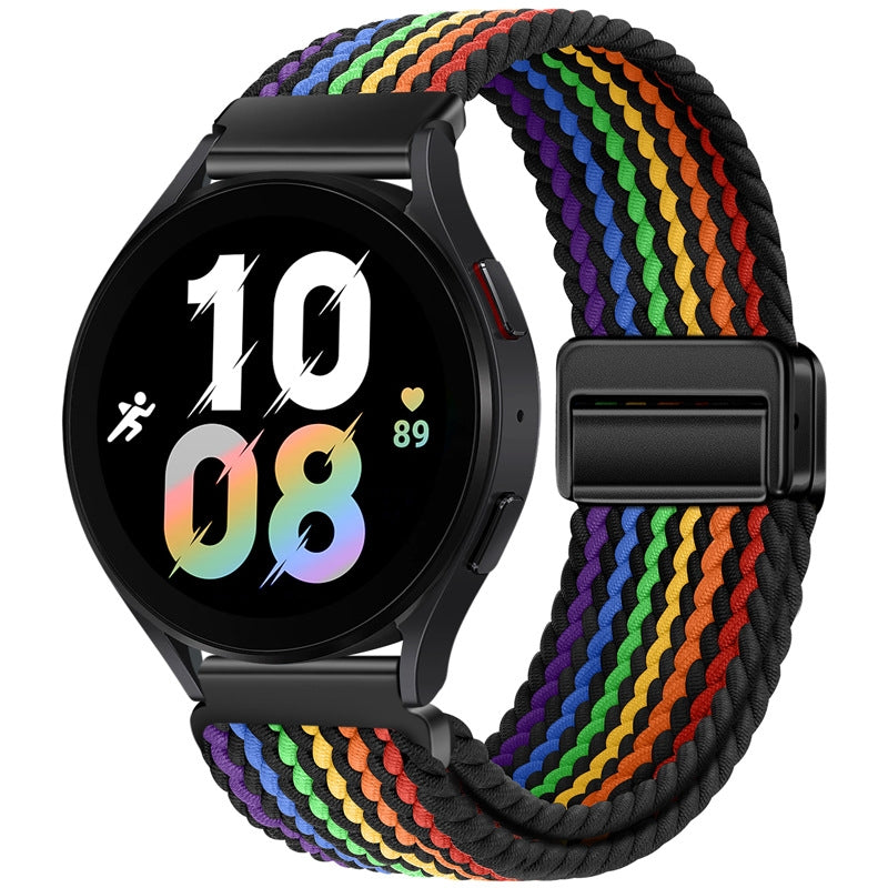 Magnetic Braided Nylon Loop Strap for Samsung Galaxy Watch - Mixed Colors