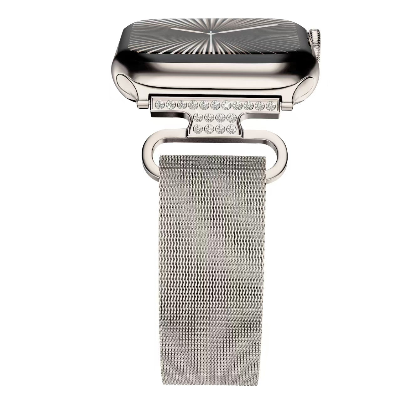 Magnetic Milanese Loop Stainless Steel Band iWatch | Silver