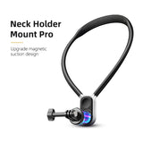 Magnetic Neck Mount for DJI OSMO Pocket 3 & GoPro Hero MAX - Hands-Free - BeezSpeed