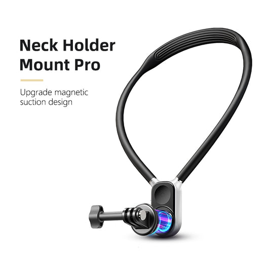 Magnetic Neck Mount for DJI OSMO Pocket 3 & GoPro Hero MAX - Hands-Free - BeezSpeed