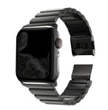 Magnetic Stainless Steel Apple Watch Strap |Premium Aluminum | Black