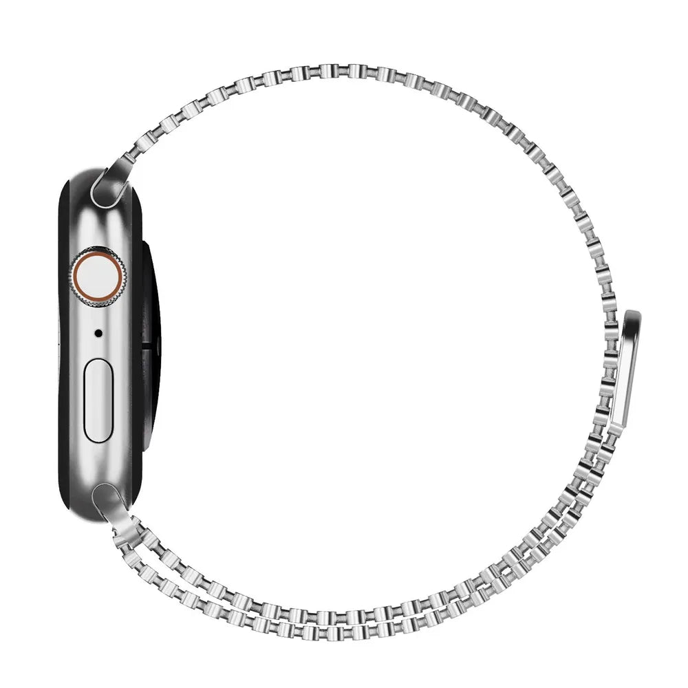 Magnetic Stainless Steel Chain Bracelet for Apple Watch - BeezSpeed