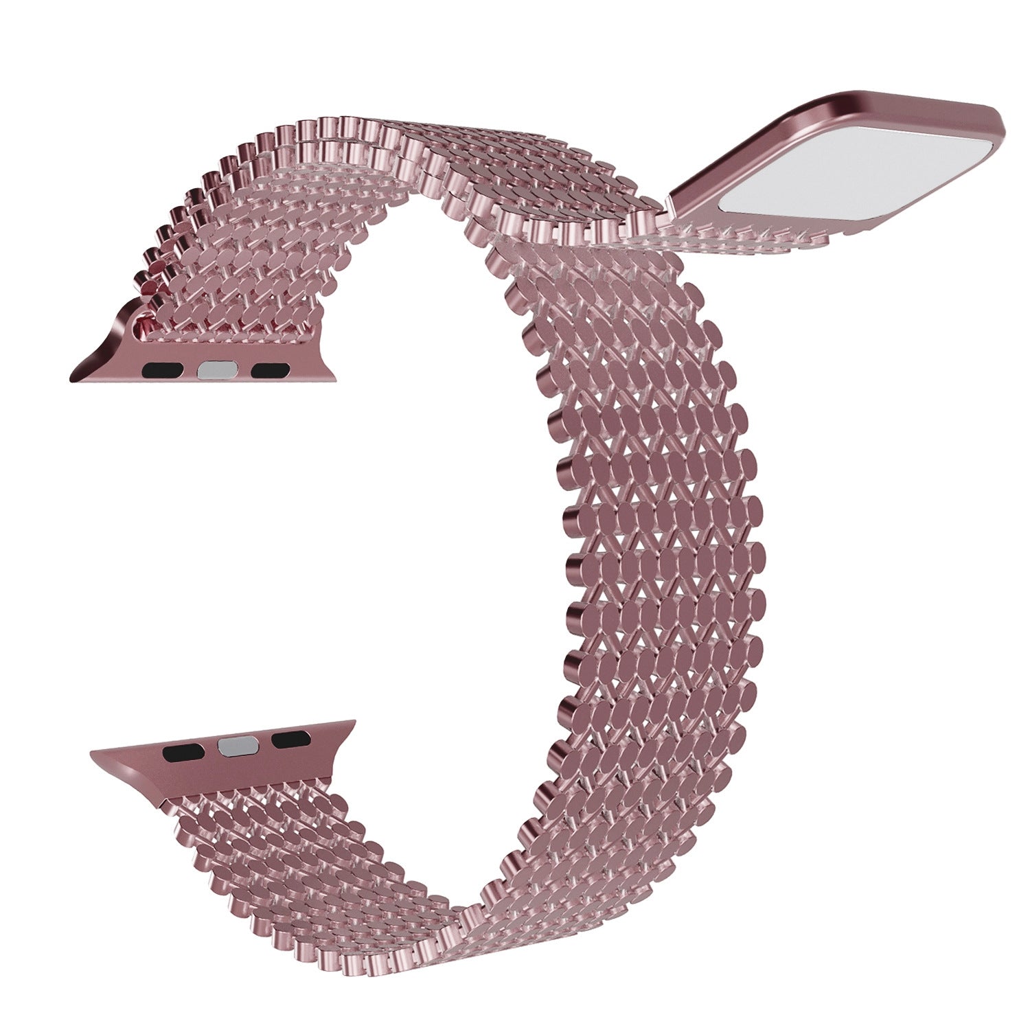 Magnetic Stainless Steel Chain Strap Apple Watch - Rose Gold