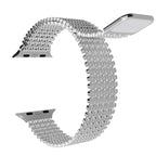 Magnetic Stainless Steel Chain Strap Apple Watch - White