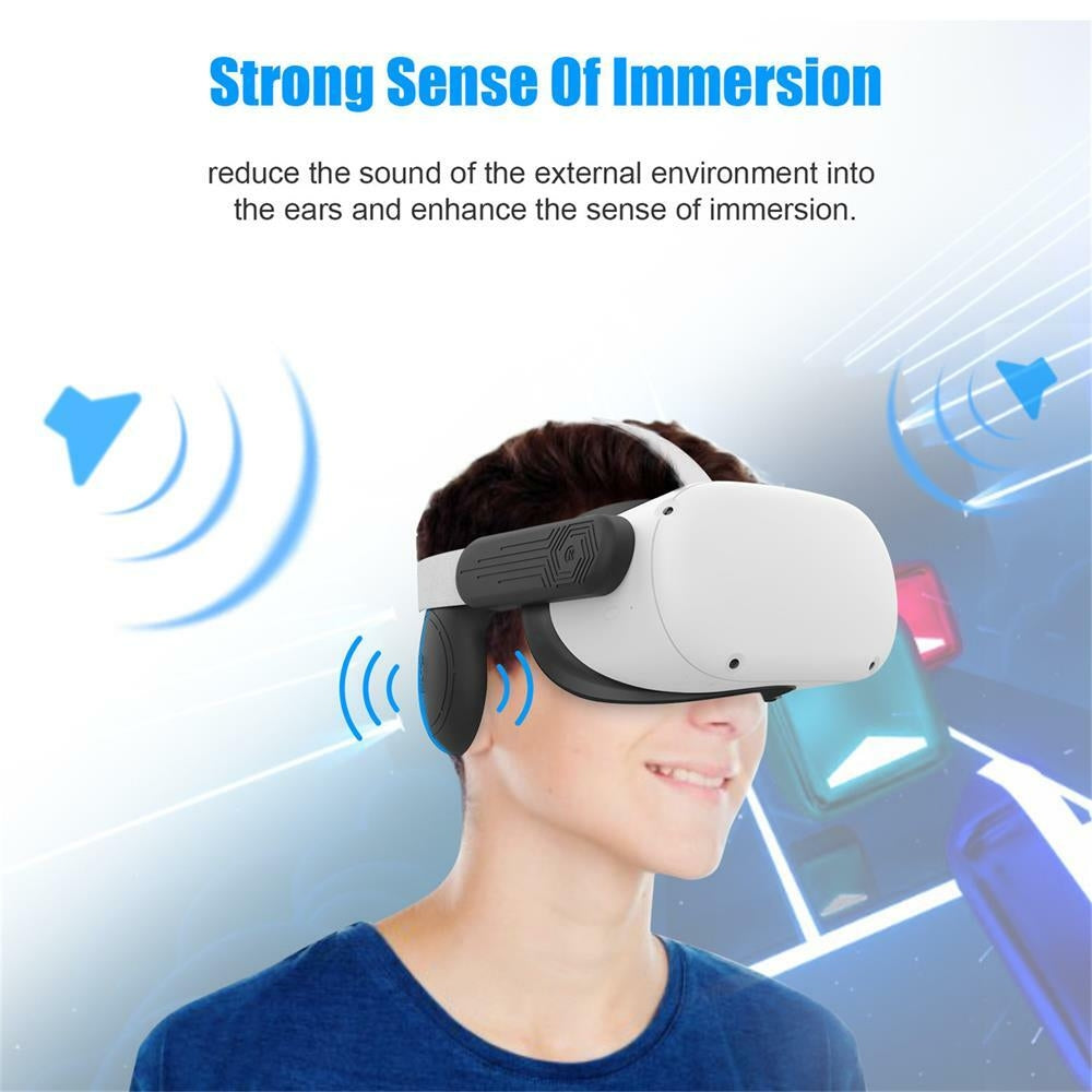 Meta Oculus Quest 2 VR Noise Reduction Earmuffs Headsets - BeezSpeed