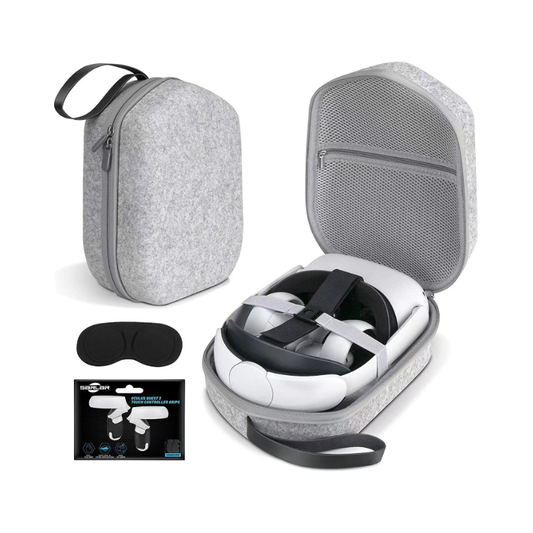 Meta Quest 2 ProShield VR Hard Case - Portable Storage Bag _ BeezSpeed