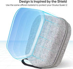 Space-Efficient ProShield Hard Case for Oculus Quest 2 with Shockproof Protection