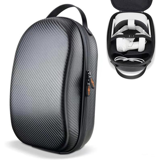 Meta Quest 2 Waterproof EVA Hard Shell Carrying Case - Black & Durable - BeezSpeed