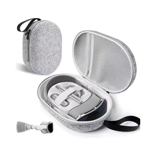 Meta Quest 3 ProShield VR Case - Portable Hard Storage Bag | Gray - BeezSpeed