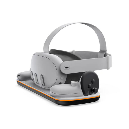 Meta Quest 3 RGB Charging Dock – Magnetic Charger for Headset & Controllers - BeezSpeed