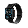 Milanese Metal Strap for Apple Watch Series 1–10, SE & Ultra 38–49mm | Black