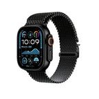 Milanese Metal Strap for Apple Watch Series 1–10, SE & Ultra 38–49mm | Black