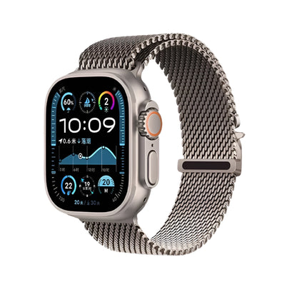 Milanese Metal Strap for Apple Watch Series 1–10, SE & Ultra 38–49mm | Silver