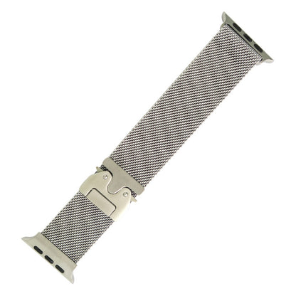 Milanese Metal Strap for Apple Watch Series 1–10, SE & Ultra 38–49mm | White Band