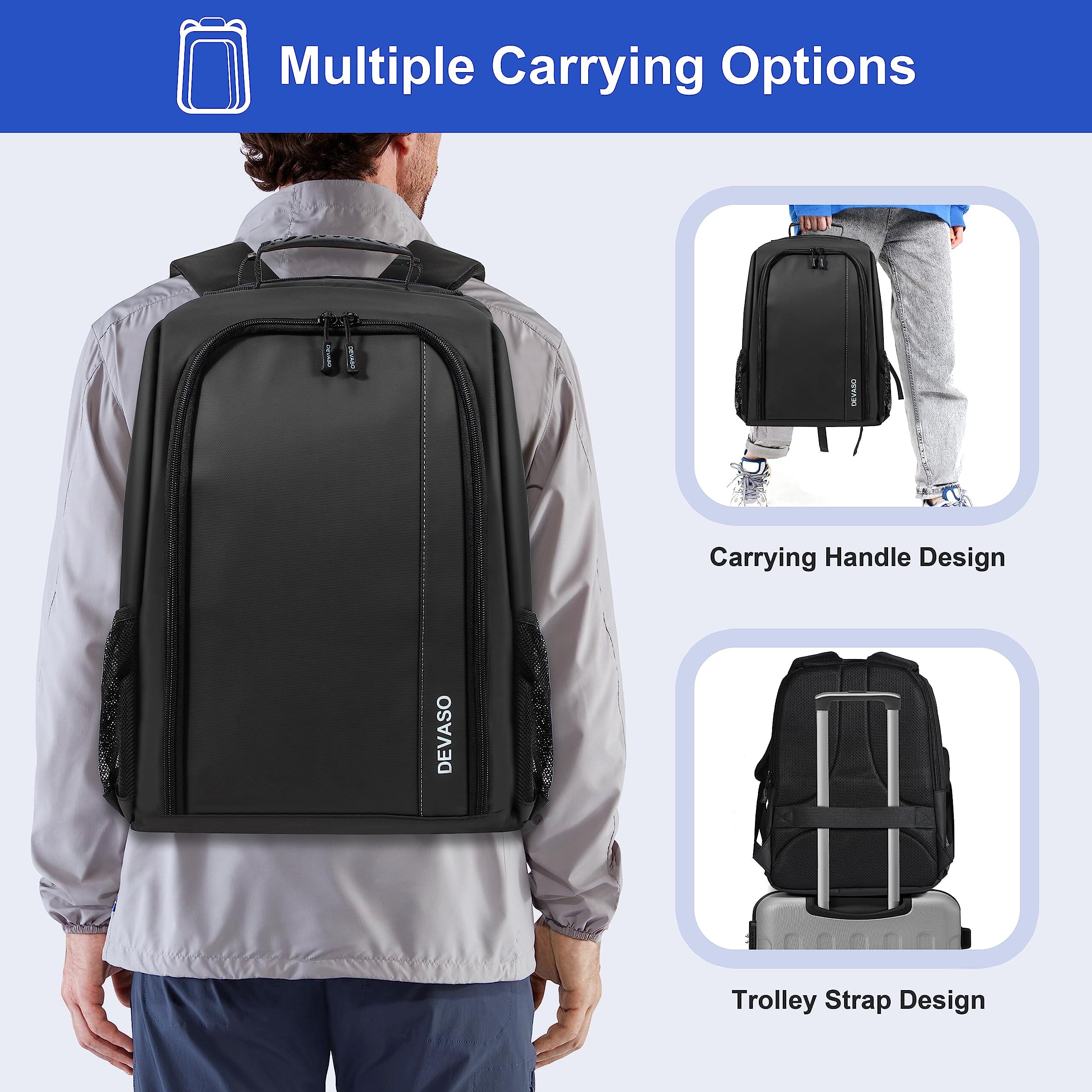 Multiple Carrying Options - Gaming Console Backpack for PS5 and VR2 - Waterproof, Durable, and Spacious
