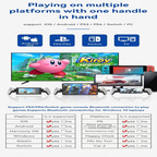 Seamless wireless controller for PS3, PS4, Android, and PC with ergonomic design and precision controls for enhanced gameplay