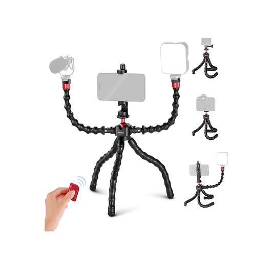 NEEWER T91 Flexible Tripod - Dual Magic Arms for Vlogging & Cameras - BeezSpeed