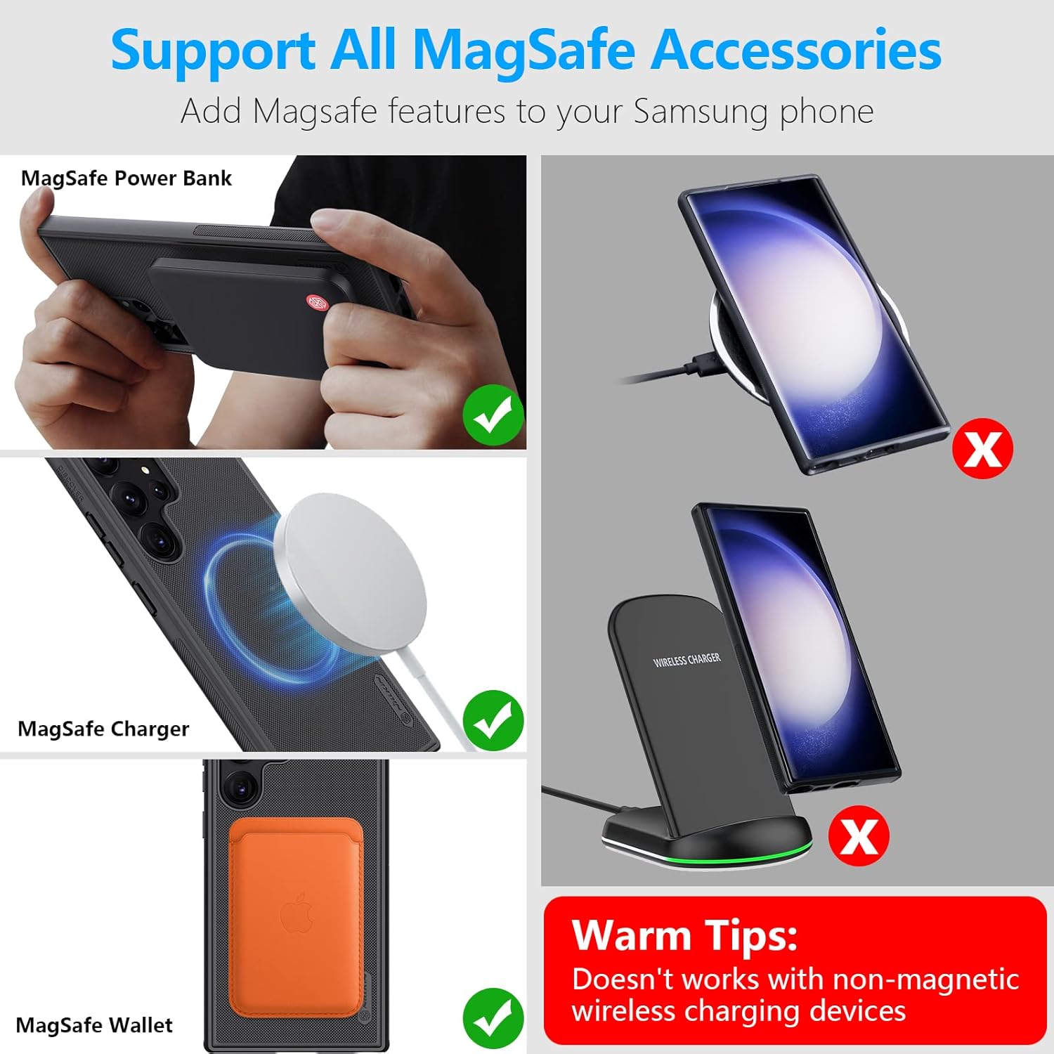 Nillkin Frosted Pro Hybrid Case for Samsung S25 Series | MagSafe | Features