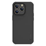 Nillkin Frosted Shield Pro Case for iPhone 14 Series – Matte Hard Back, Soft TPU Edge | Black