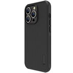 Nillkin Frosted Shield Pro Case for iPhone 14 Series – Matte Hard Back, Soft TPU Edge | Black Right Angle