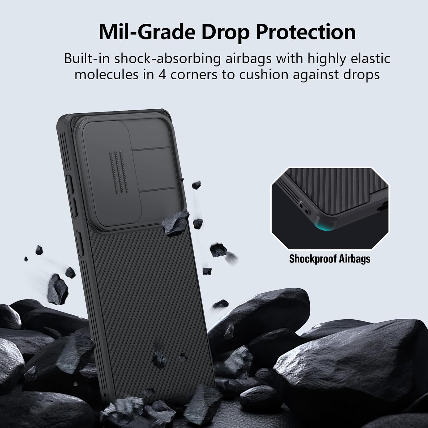 Nillkin MagSafe Case for Samsung S25 Series – Drop Protection | Shockproof Airbags
