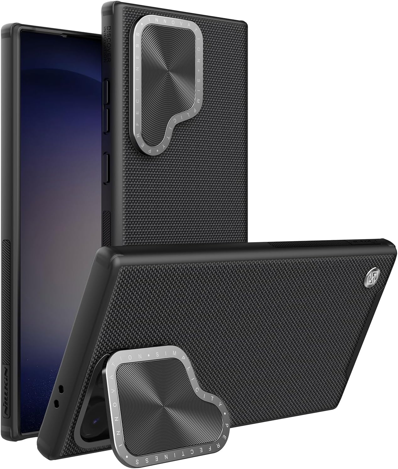 Nillkin Textured Grip Protective Case for Samsung S24 Ultra | MagSafe | Black