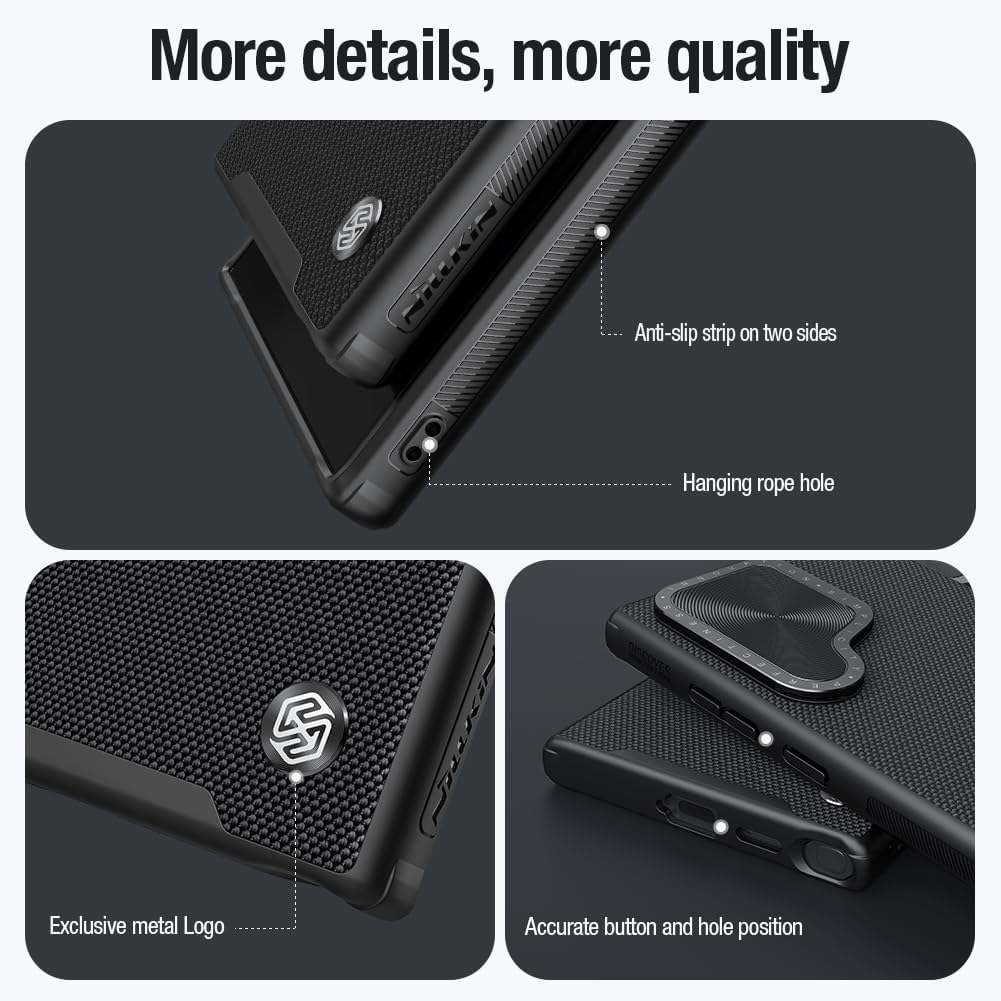 Nillkin Textured Grip Protective Case for Samsung S24 Ultra | MagSafe | Exclusive Metal Logo