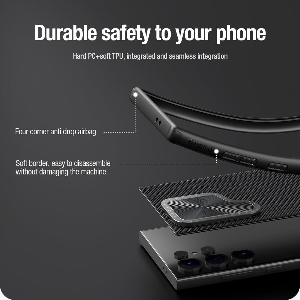 Nillkin Textured Grip Protective Case for Samsung S24 Ultra | MagSafe | Hard PC+TPU