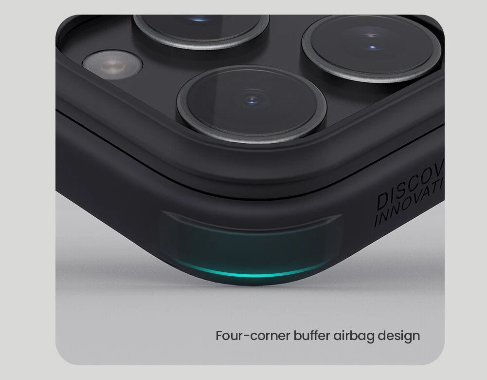 Nillkin for iPhone 16 Series Case Shockproof Cover with Kickstand | Four Corner Buffer Airbag 