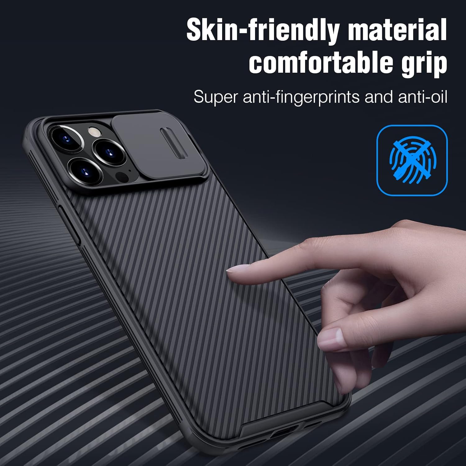 Nillkin iPhone 16 Series Case – CamShield Pro, Slide Cover |MagSafe | Anti-Fingerprint - Anti Oil