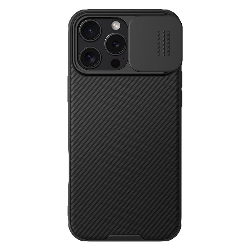 Nillkin iPhone 16 Series Case – CamShield Pro, Slide Cover |MagSafe | Black