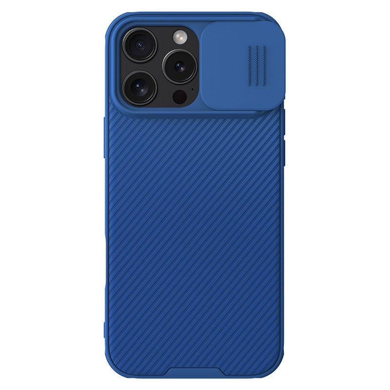 Nillkin iPhone 16 Series Case – CamShield Pro, Slide Cover |MagSafe | Blue