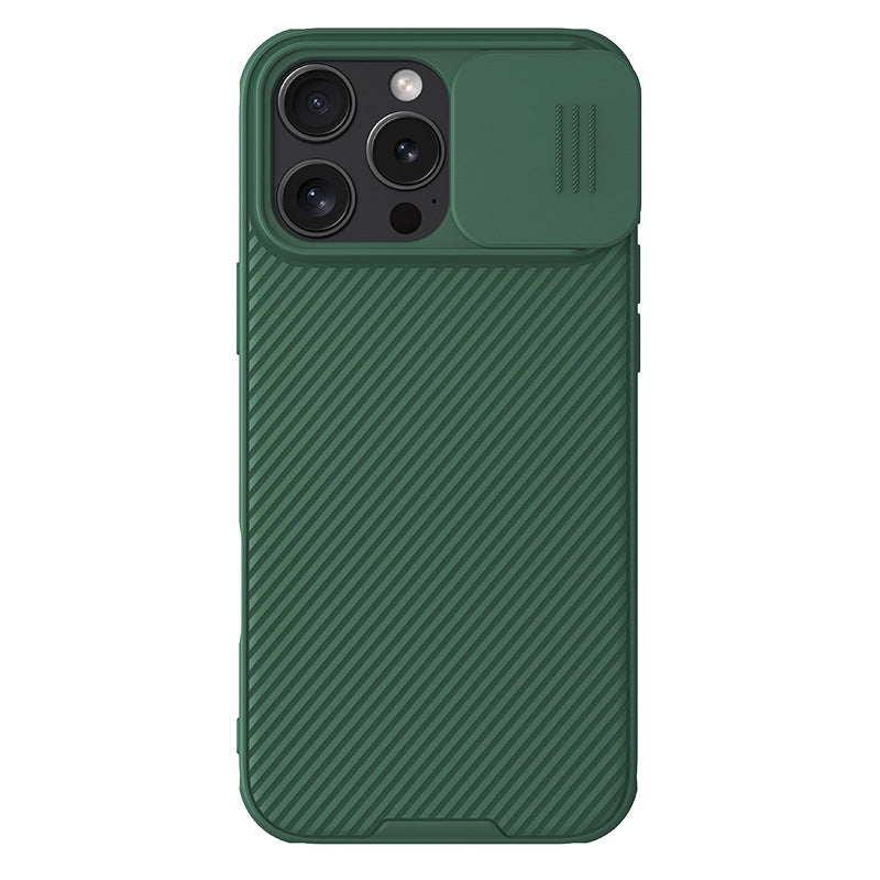 Nillkin iPhone 16 Series Case – CamShield Pro, Slide Cover |MagSafe | Green