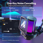 Noice Cancelling MAONO DGM20S USB Gaming Microphone - Noise Cancellation & RGB Lighting BeezSpeed