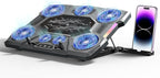 OEM Z32 RGB Gaming Laptop Cooling Pad - 7 Fans & Adjustable Height - BeezSpeed