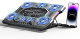 OEM Z32 RGB Gaming Laptop Cooling Pad - 7 Fans & Adjustable Height - BeezSpeed