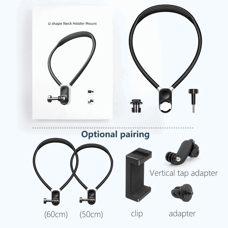 Magnetic Neck Mount for DJI OSMO Pocket 3 & GoPro Hero MAX - Hands-Free - BeezSpeed