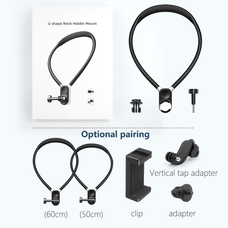 Magnetic Neck Mount for DJI OSMO Pocket 3 & GoPro Hero MAX - Hands-Free - BeezSpeed