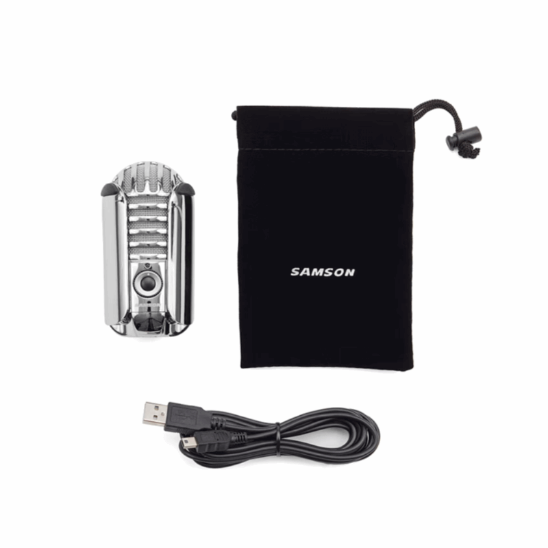 USB Studio Mic with 1/8" Headphone Output for Podcasting, Recording & Streaming