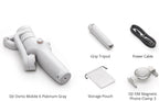 Portable DJI Osmo Mobile 6 smartphone stabilizer with ergonomic grip, stain-resistant design, and creative filming features.