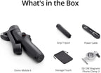 Capture smooth, professional videos with DJI Osmo Mobile 6's 3-axis stabilization, Apple Watch compatibility, and side-wheel cinematic controls.