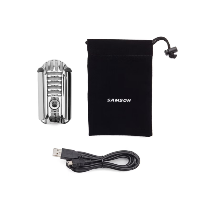 USB Studio Mic with 1/8" Headphone Output for Podcasting, Recording & Streaming