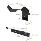 PSVR Headset Wall Mount Holder - Keeps VR Gear Organized and Free from Damage
